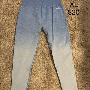 AYBL Blue and Gray Gradient Leggings